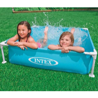 Intex Dětský bazén Mini Frame 122 x 122 x 30 cm modrý