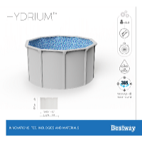 Bestway Bazén s pevnou stěnou 3,6 x 1,2 m set včetně příslušenství