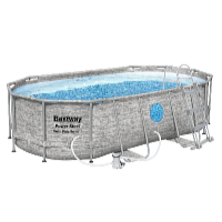 Bestway Bazén Power Steel Stacked Stone Swim Vista 4,27 x 2,5 x 1 m set včetně příslušenství