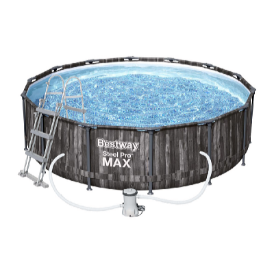 Bazén Steel Pro Max Wood 4,27 x 1,07 m set včetně příslušenství