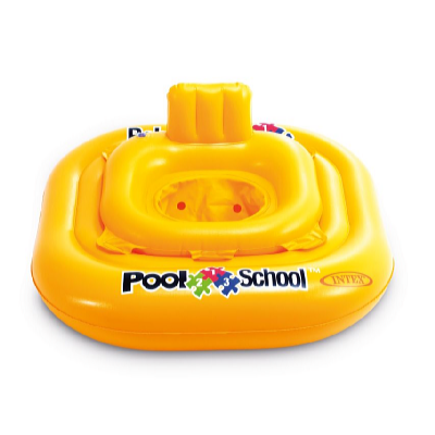 Intex Dětské nafukovací sedátko do vody Pool School Deluxe 79 x 79 cm