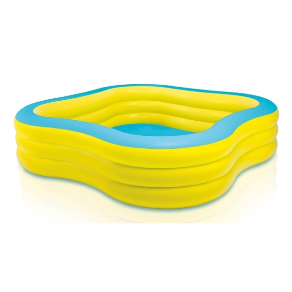 Intex Nafukovací bazén Beach Wave 229 x 229 x 56 cm žlutá